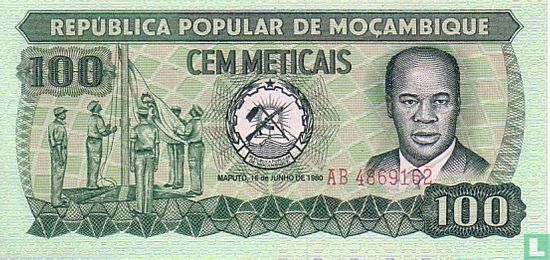 Mozambique 100 Meticais   - Afbeelding 1