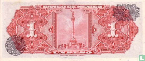 Mexique 1 peso 1970 - Image 2