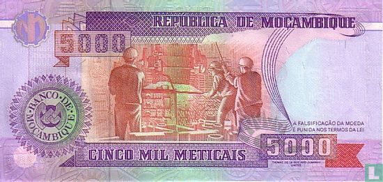 Mozambique 5000 Meticais - Afbeelding 2
