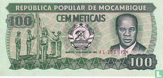 Mozambique 100 Meticais (2) 1983 - Image 1
