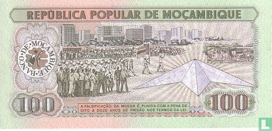 Mosambik 100 Meticais (2) 1983 - Bild 2