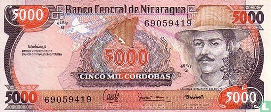 Nicaragua 5000 Cordoba - Image 1