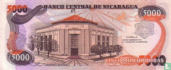 Nicaragua 5000 Cordoba - Image 2