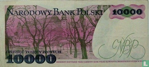 Pologne 10.000 Zlotych 1987 - Image 2