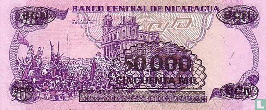 Nicaragua 50.000 Córdobas - Afbeelding 2