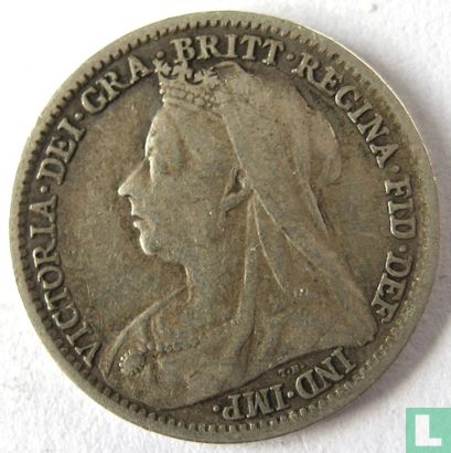 Verenigd Koninkrijk 3 pence 1898 - Afbeelding 2