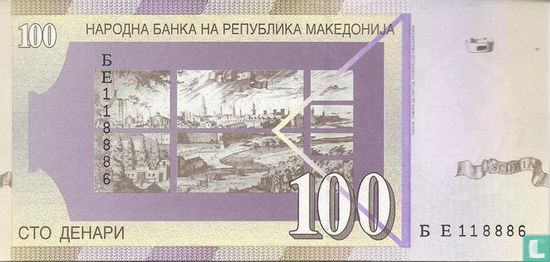 Mazedonien 100 Denari 2007 - Bild 2