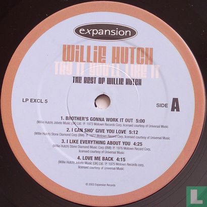 Try It, You'll Like It, the Best of Willie Hutch - Afbeelding 3