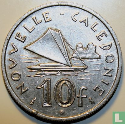 Nieuw-Caledonië 10 francs 1967 - Afbeelding 2