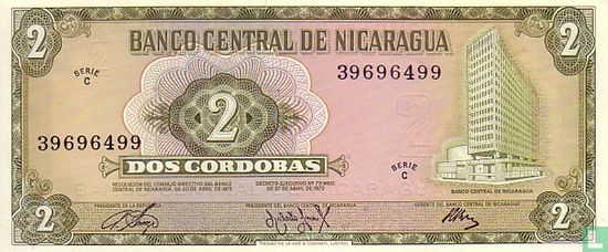 Nicaragua 2 Córdobas - Afbeelding 1