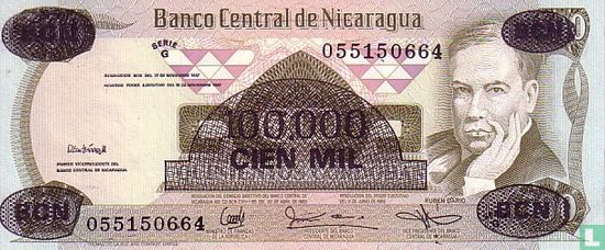 NICARAGUA 100 000 córdobas - Image 1