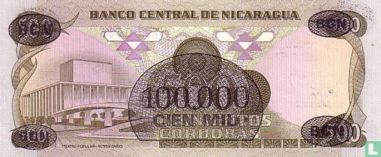 NICARAGUA  100 000 Cordobas - Image 2