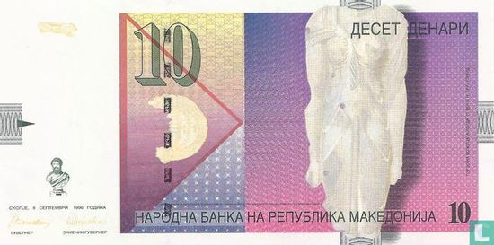Macédoine 10 Denari 2008 - Image 1