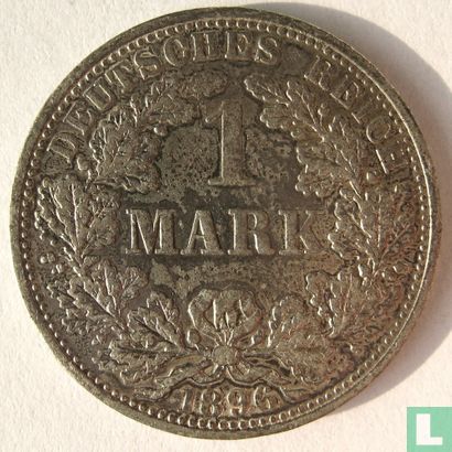 German Empire 1 mark 1896 (A) - Image 1