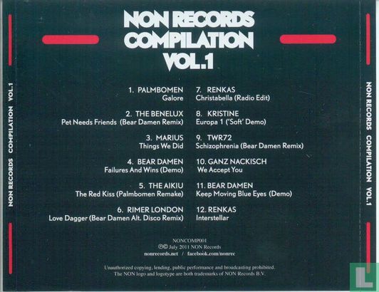 Non Records Compilation Vol. 1 - Afbeelding 2