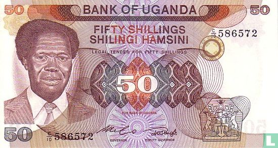 Uganda 50 Shillings ND (1985) - Bild 1