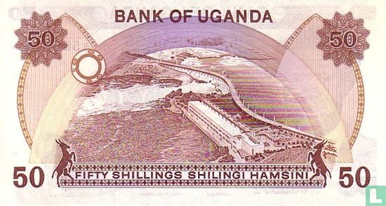 Uganda 50 Shillings ND (1985) - Bild 2