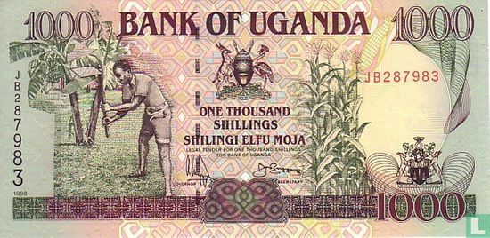 Uganda 1,000 Shillings 1998 - Image 1