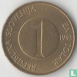 Slovénie 1 tolar 1993 - Image 1