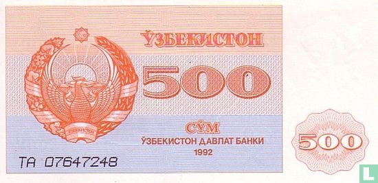 Oezbekistan 500 Sum 1992 - Afbeelding 1