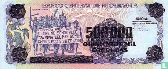 NICARAGUA 500,000 córdobas - Image 2