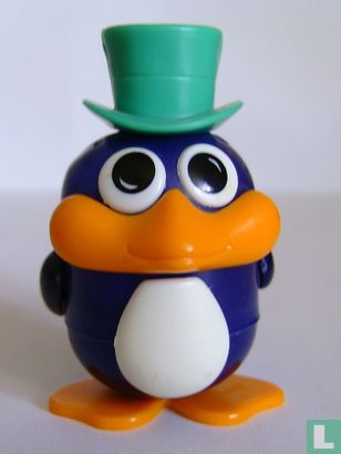 Pinguin-Pingo banquier mit grüner Zylinder - Image 1