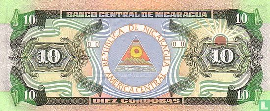 NICARAGUA 10 Cordobas - Image 2