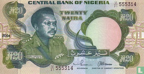 Nigeria 20 Naira 2004 - Afbeelding 1