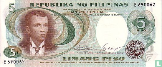 Philippinen 5 Piso (Marcos & Calalang) - Bild 1