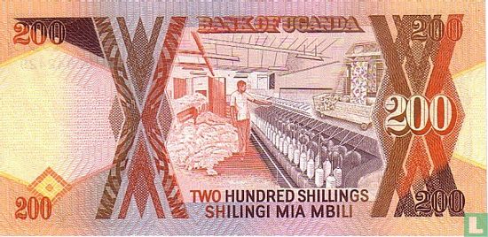 Uganda 200 Shillings 1998 - Bild 2