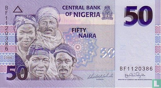 Nigeria 50 Naira 2006 - Afbeelding 1