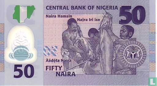 Nigeria 50 Naira 2010 - Image 2