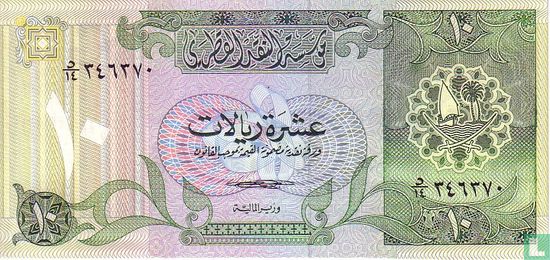 Qatar 10 Riyals ND (1980) - Afbeelding 1