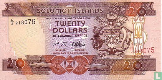 Salomonseilanden 20 Dollars - Afbeelding 1