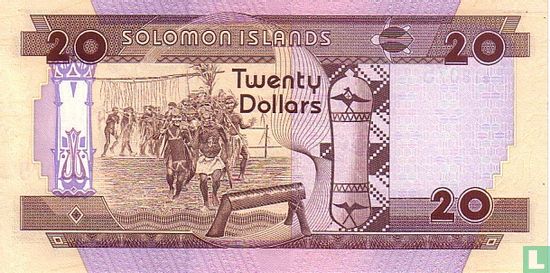 SALOMON ISLANDS 20 Dollars - Image 2