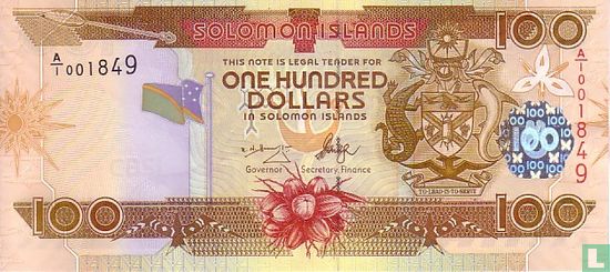 Salomonseilanden 100 Dollars - Afbeelding 1