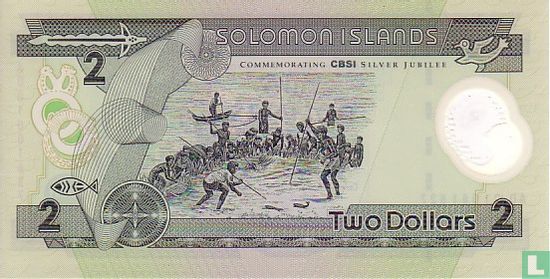 SALOMON ISLANDS  2 Dollars - Image 2