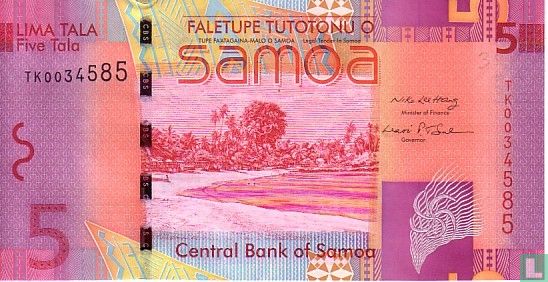 Samoa 5 Tala ND (2008) - Afbeelding 1