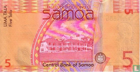 Samoa 5 Tala ND (2008) - Image 2