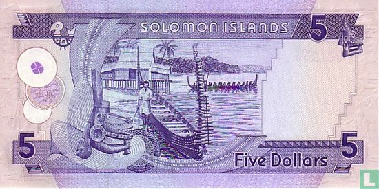Salomonseilanden 5 Dollars - Afbeelding 2