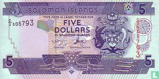 SALOMON ISLANDS 5 Dollars - Image 1