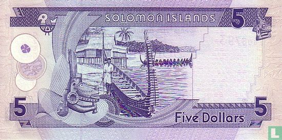 Salomonseilanden 5 Dollars - Afbeelding 2
