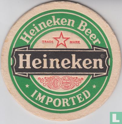 Logo Heineken Beer Imported 8a 10,7 cm