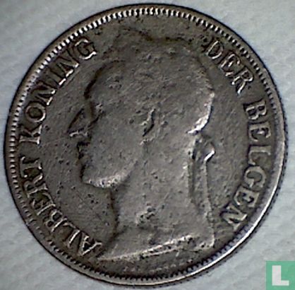 Congo belge 1 franc 1924 (NLD) - Image 2