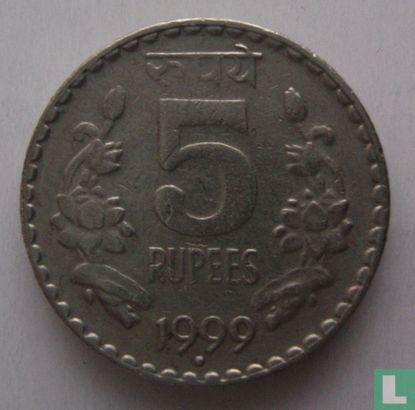 India 5 rupees 1999 (Noida) - Image 1