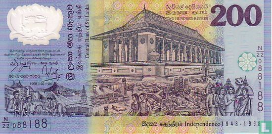 Sri Lanka 200 Rupees - Afbeelding 1
