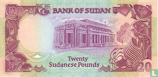 Sudan 20 Pounds 1991 - Bild 2