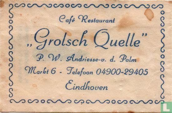 Café Restaurant "Grolsch Quelle" - Afbeelding 1