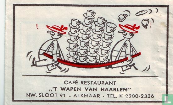 Café Restaurant " 't Wapen van Haarlem"  - Image 1