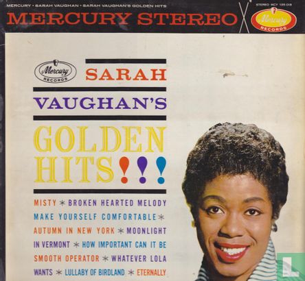 Sarah Vaughan's Golden Hits     - Image 1